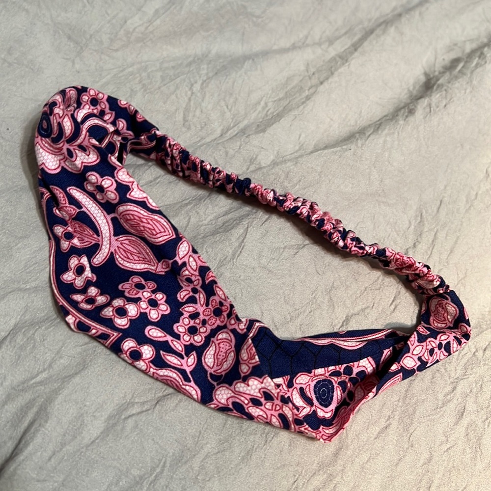 Floral print headband